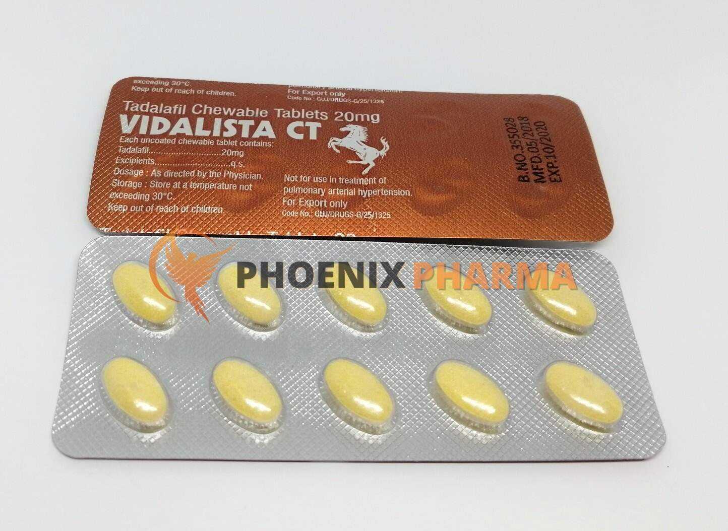 Vidalista CT Soft 20 мг таблетки Vidalista CT Soft 20 мг таблетки